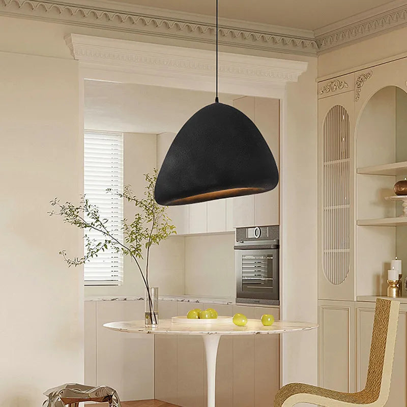 suspension à led style japonais wabi sabi moderne pour décoration intérieure - vue 3 sur 10
