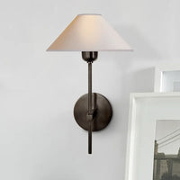 applique nordique en cuivre avec lumière de luxe moderne