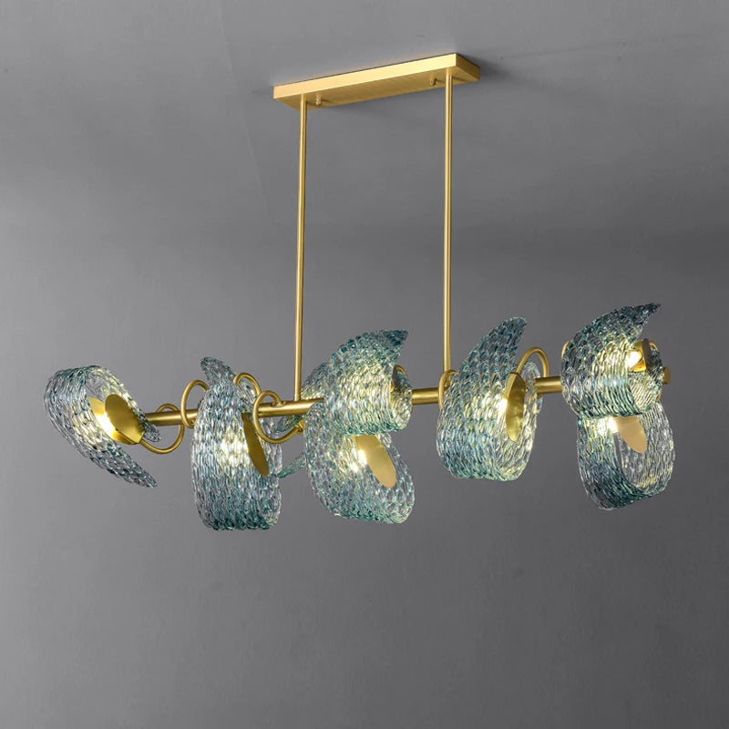 lustre en verre cristal LED pour un éclairage élégant - vue 3 sur 21