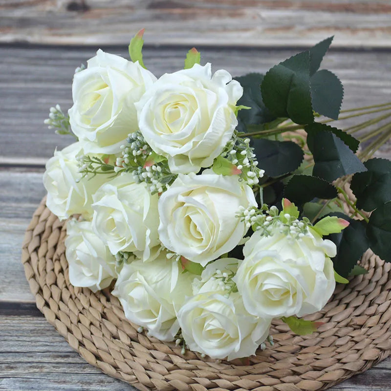 bouquet de pivoines artificielles pour décoration élégante et moderne - vue 9 sur 13