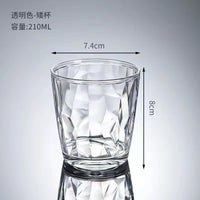 Verres reutilisables incassables style acrylique pour fetes maison