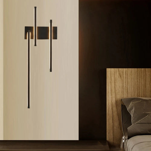 applique murale led minimaliste moderne en laiton - vue 5 sur 10
