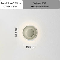 Designer Lamp Modern Round Ceiling Lamps Bedroom Ceiling Light White Red Green Living Room Atmosphere Wall Lights AC 220V 40cm