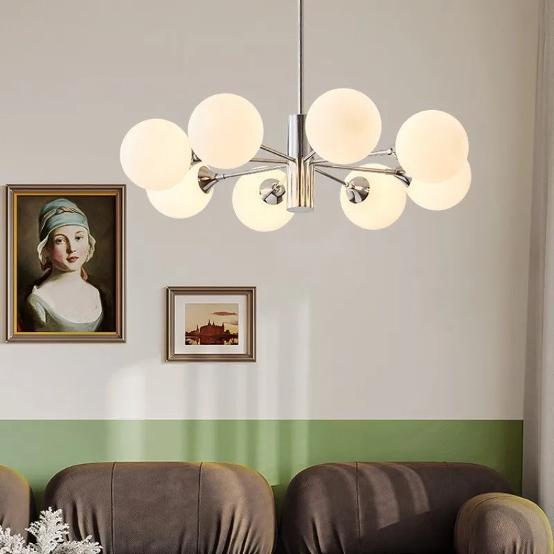 lustre design nordique rétro en haricot magique pour divers espaces - vue 4 sur 9