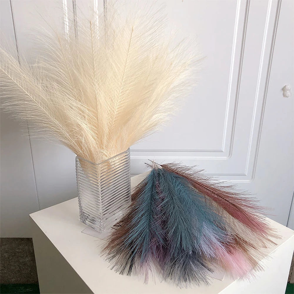lot de pampas artificielles pour décoration mariage fête - vue 6 sur 18