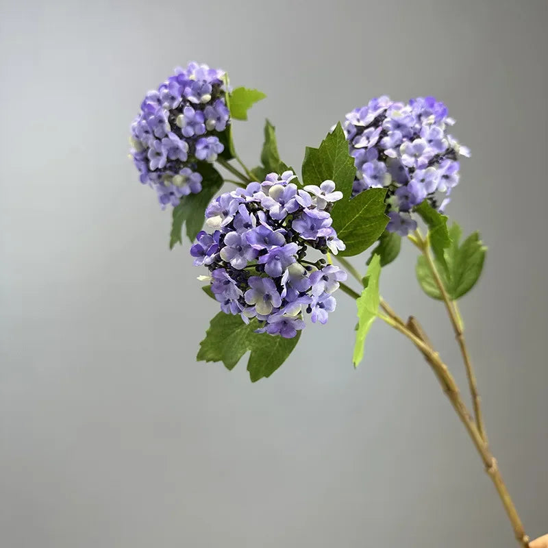 boule de neige florale en soie décoration mariage fausses fleurs hortensia - vue 8 sur 13