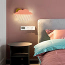 appliques murales nuages en plumes pour décoration enfant