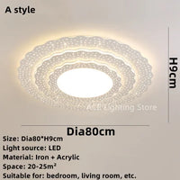 plafonnier led simple design moderne luminaire décoratif personnalisable