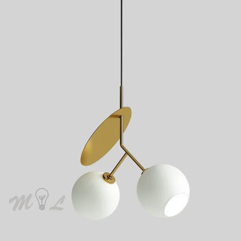 suspension moderne en verre pour décoration intérieure créative - vue 7 sur 12