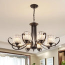 lustre cristal rétro suspension modernes pour décoration intérieure