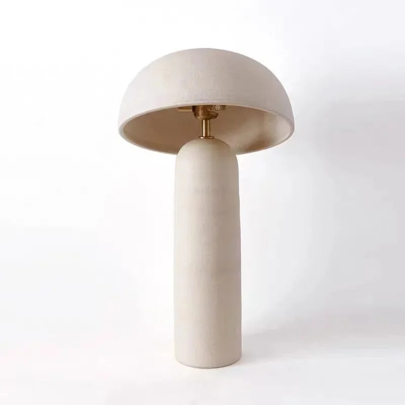 lampe à poser en poterie japonaise style wabi-sabi décoration artistique - vue 5 sur 8