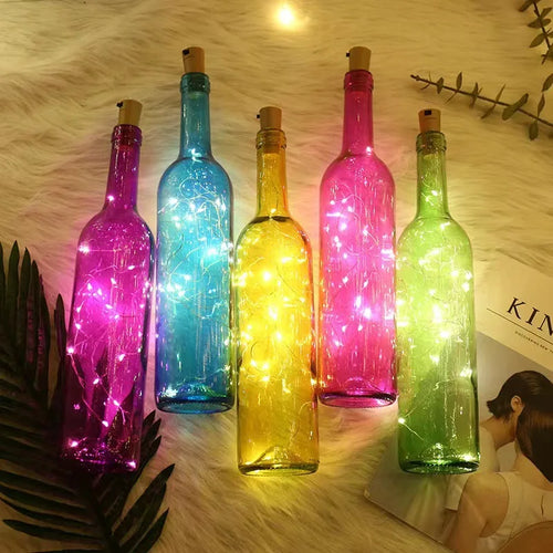 guirlande lumineuse led en fil de cuivre pour décoration festive - vue 3 sur 14