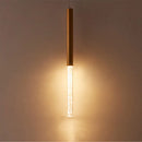 suspension à led tube à bulles en acrylique pour décoration intérieure