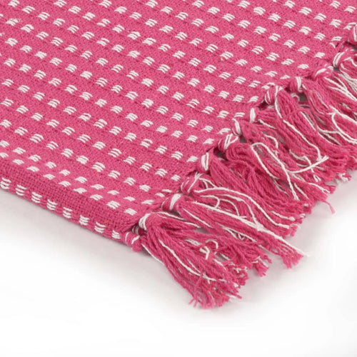 Plaid coton chevrons doux confortable pour salon chambre
