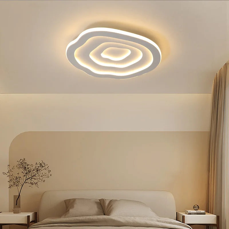 plafonnier moderne minimaliste à lumière led créative ultra mince - vue 3 sur 12
