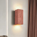 applique led wabi-sabi carrée ciment nordique luminaire décoratif intérieur