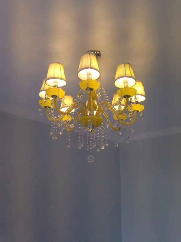 lustre en cristal fantaisie pour mariage moderne élégant - vue 13 sur 13
