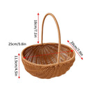 panier de pique-nique en osier pour rangement et courses