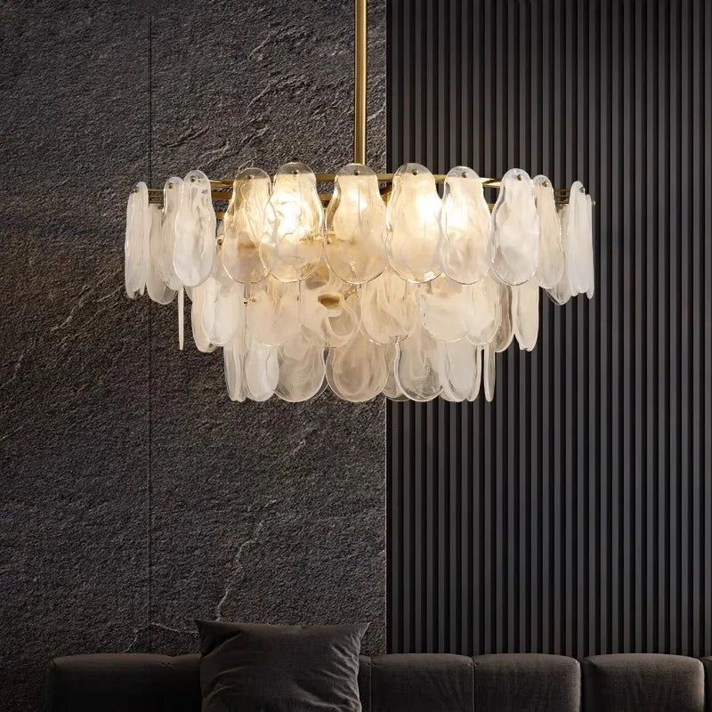 suspension en verre nuage design haut de gamme pour intérieur élégant - vue 4 sur 8