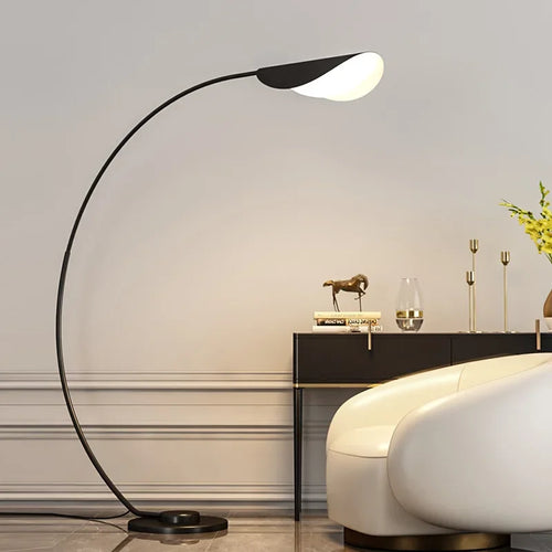 Nordique Noir Parabolique LAMPADAIRE LED Chambre Chevet Étude Lampe de Lecture Créative Salon Décoration Éclairage D'ambiance