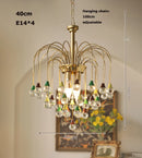 plafonnier tendance angel's tear en cristal lumineux élégant pour intérieur