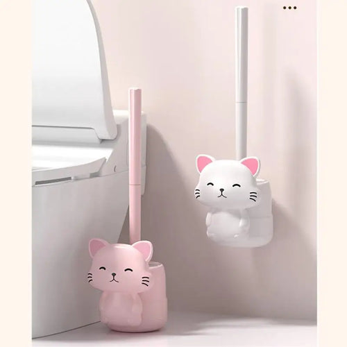 brosse de toilette pour nettoyage de fosse à squat sans angle mort - vue 3 sur 7