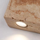 applique murale led en pierre naturelle 3000k lampe d'ambiance