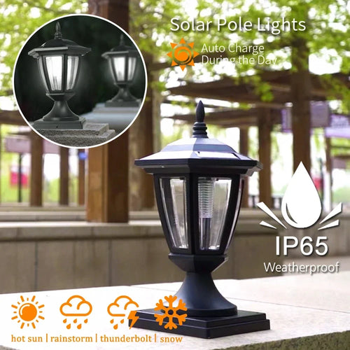 lampe solaire extérieure pour décoration de jardin et clôture - vue 2 sur 8