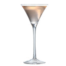 Ensemble 4 verres martini elegants en verre 130ml