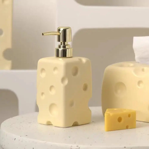 bouteille de lotion créative en forme de fromage amusante - vue 3 sur 16