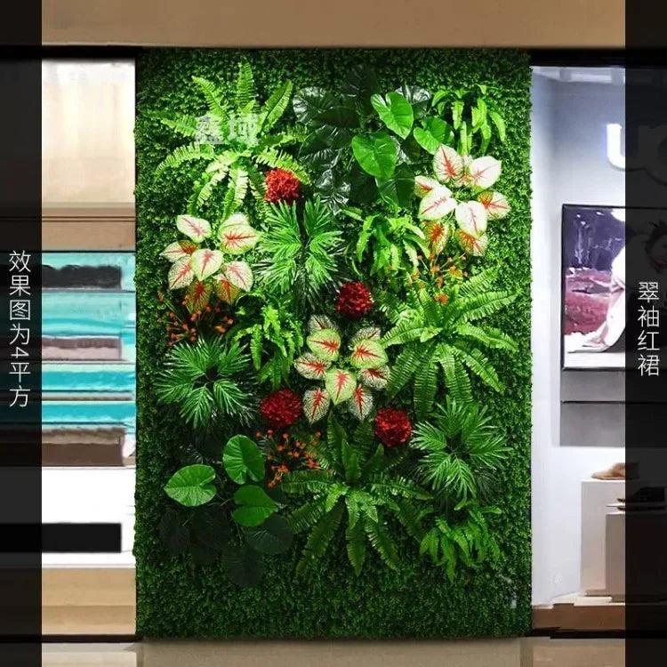mur végétal artificiel pour décoration extérieure et aménagement paysager - vue 12 sur 30