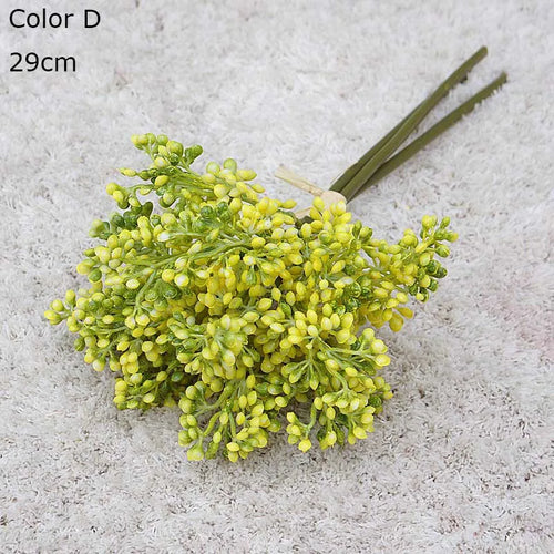 lot de 3 bouquets de riz artificiel pour décoration et arrangement floral