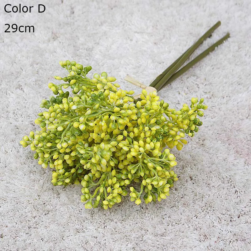 lot de 3 bouquets de riz artificiel pour décoration et arrangement floral - vue 9 sur 12