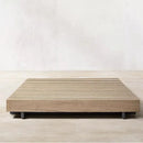 canapé extérieur en bois massif luxe pour patio et loisirs