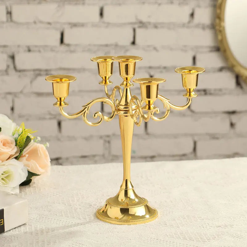 bougeoir conique en métal pour événements et décorations élégantes - vue 4 sur 13