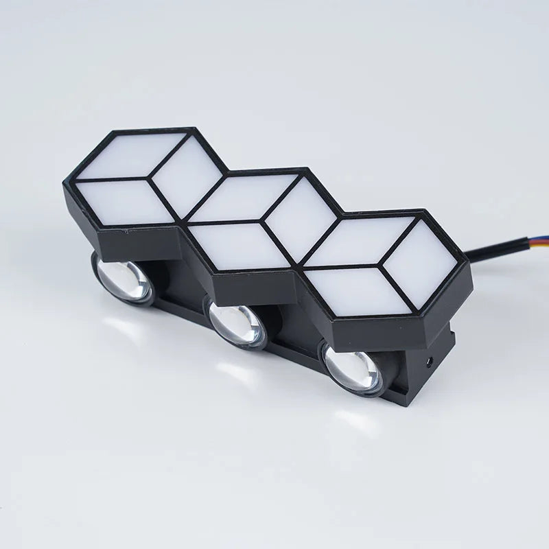 Applique murale imperméables extérieures lampe de applique murale LED moderne Applique murale décorative intérieure extérieure Garage luminaire mural étanche - vue 6 sur 9
