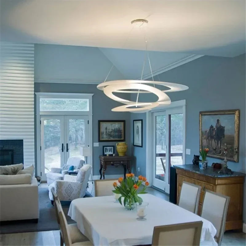 suspension design en métal pour un éclairage moderne - vue 6 sur 6