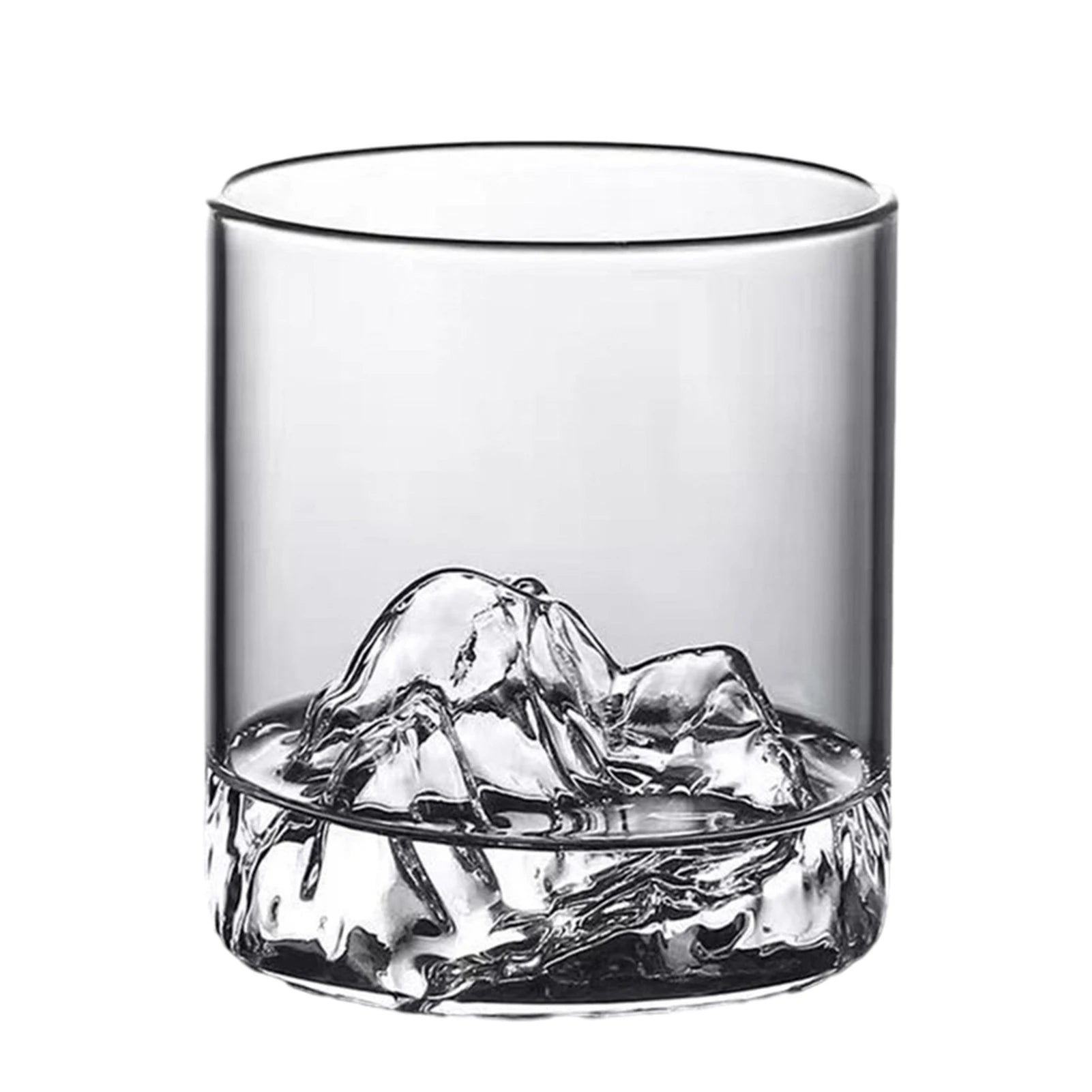 Verres à whisky relief montagne style japonais