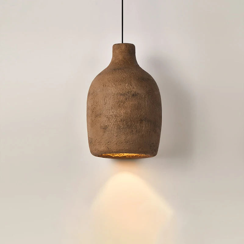 Nordique wabi-sabi vent Restaurant Bar Loft suspension LED lumières lustre salle à manger décor à la maison chambre chevet suspension luminaire - vue 4 sur 13