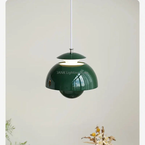 Design danois fleur bourgeon suspension moderne Simple Restaurant chambre d'enfants chambre chevet lustre nordique maison lampes LED