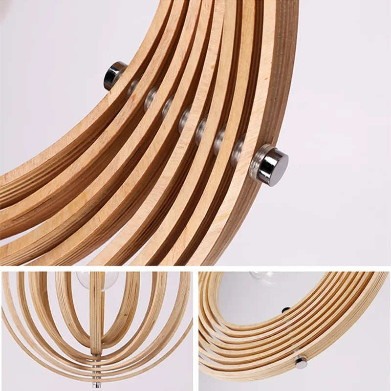 lustre lunaire rotatif design style nordique pour décoration intérieure - vue 7 sur 12