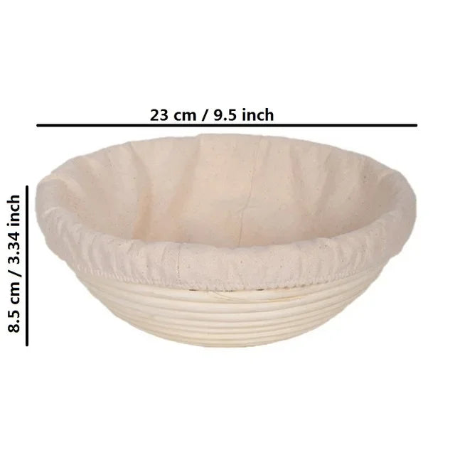 corbeille à pain en rotin panier de fermentation indonésien tissé - vue 13 sur 19