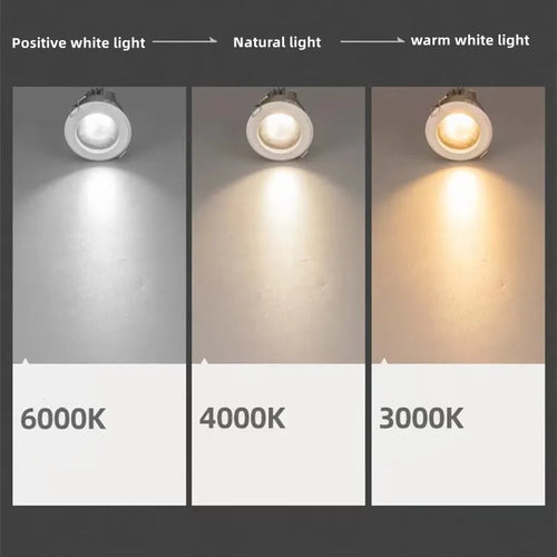 spot led rond étanche en aluminium pour éclairage intérieur extérieur - vue 4 sur 8