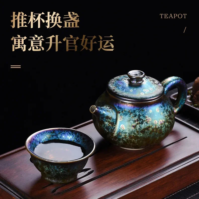 Theiere jianzhan tianmu ceramique creative maison bureau - vue 4 sur 6