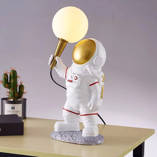 Lampe table Astronaute G9 3D Lune Veilleuse Enfant
