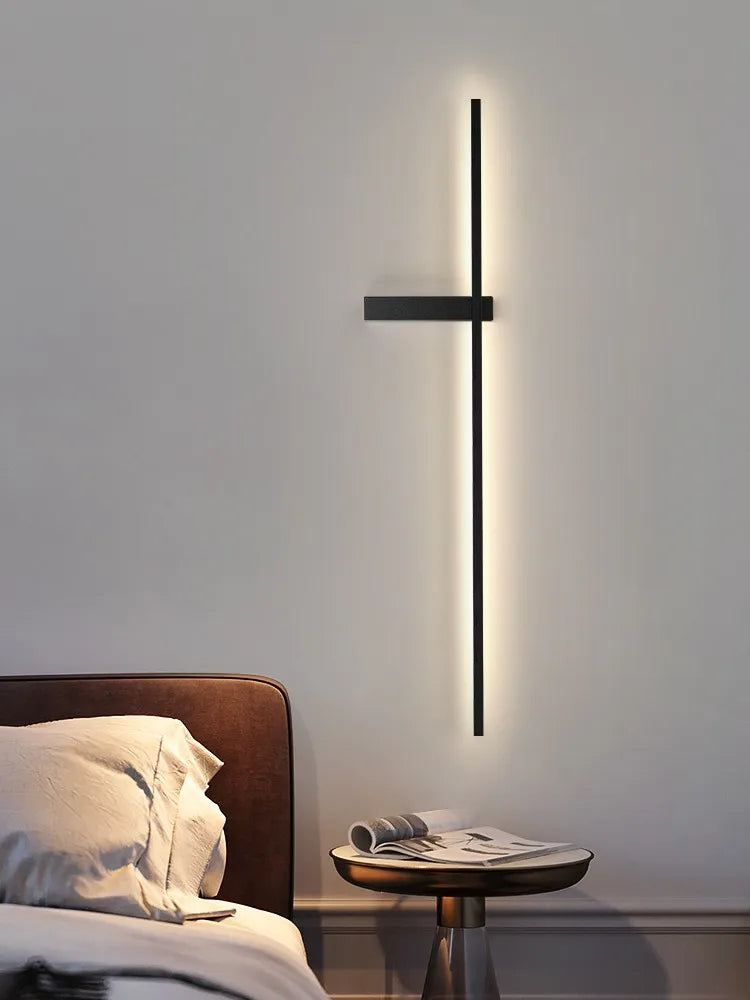 applique murale minimaliste moderne pour ligne de fond télévision - vue 2 sur 8