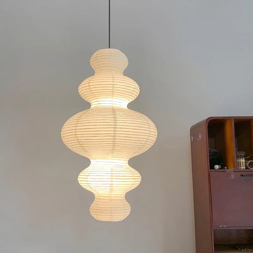 suspension loft japonaise en papier noguchi style nordique