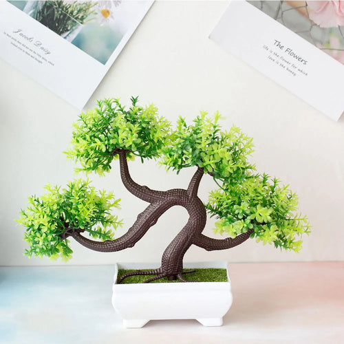 plantes artificielles décoratives bonsaï en pot pour jardin zen - vue 9 sur 25