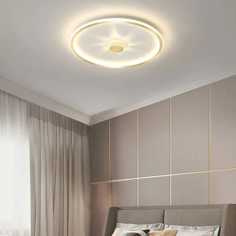 plafonnier moderne à leds pour intérieur décoratif maison - vue 5 sur 12
