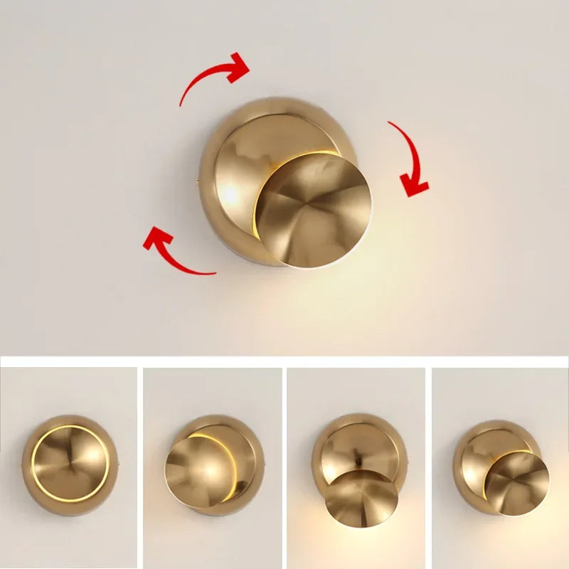 applique murale led rétro en fer forgé pour décoration intérieure raffinée - vue 5 sur 8